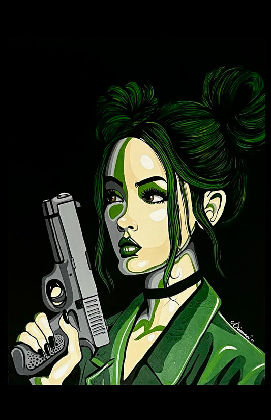 The Hitwoman - Print